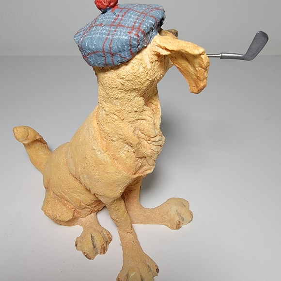 Country Artists A Breed Apart by Grant Palmer "Golden Retriever Golfer" Retired - Picture 3 of 5